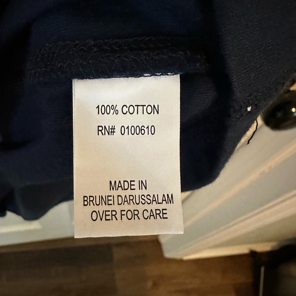 Hard Rock Cafe Honolulu Blue Short Sleeve T Shirt Men's Lg Embroidered NWT - Picture 5 of 11